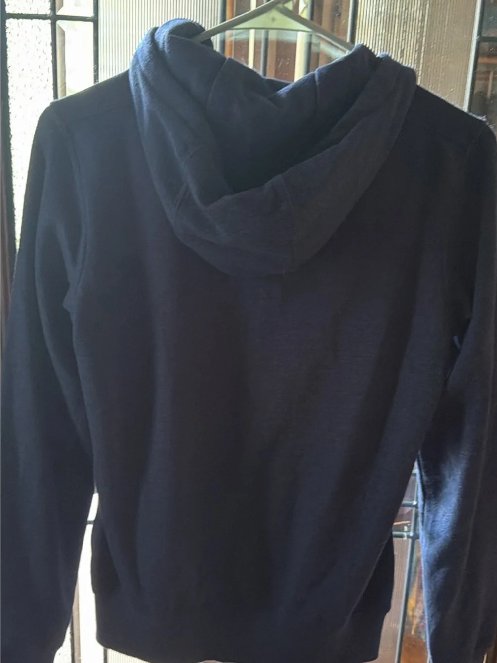Nike Navy Blue Brewers Zip-Up Hoodie with White Trim